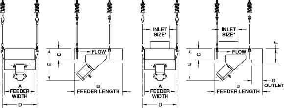L-Type Vibratory Pan Feeder - drawing